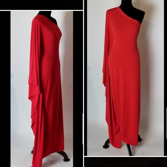 One Shoulder Maxi Dress - Picture 5 of 8